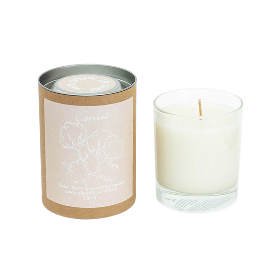 Cotton Large Scented Soy Candle